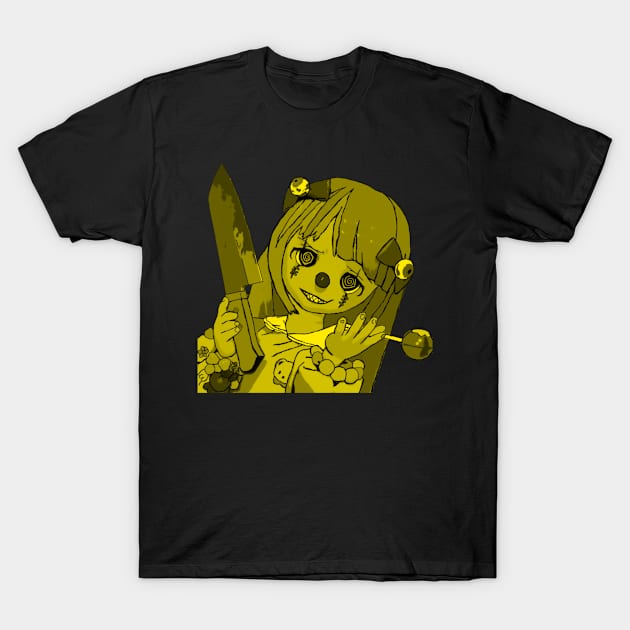 Scary Clown Halloween T-Shirt by DravenWaylon